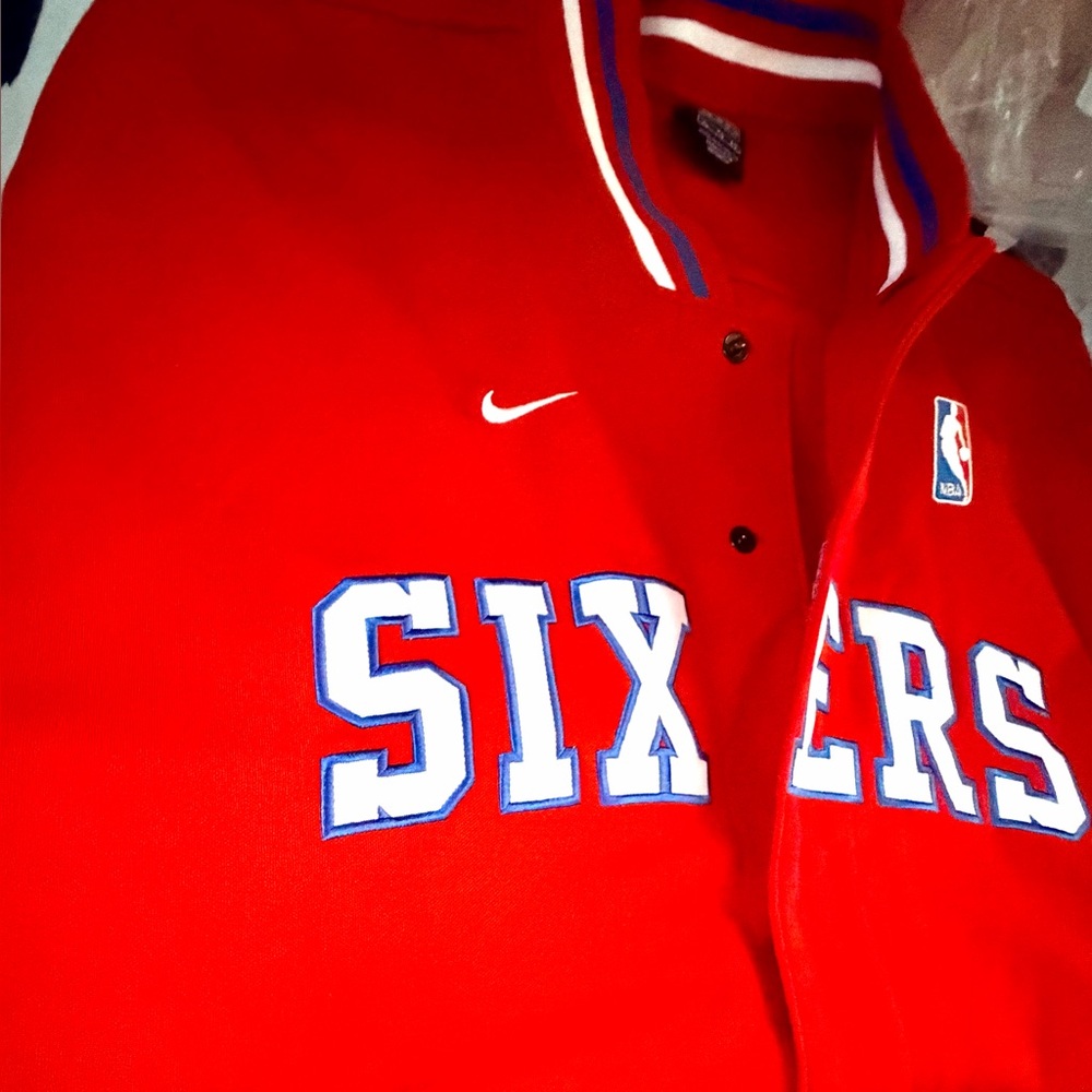 VTG Philadelphia 76ers Jersey – Stars & Stripes City Edition - Size Xl - Picture 13 of 17